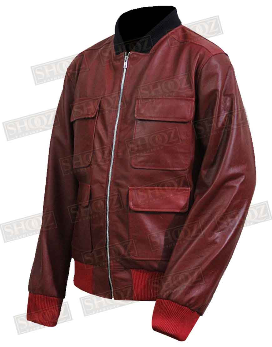 Jamie Foxx Brit Awards Bomber Leather Jacket